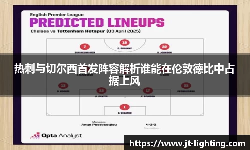 热刺与切尔西首发阵容解析谁能在伦敦德比中占据上风